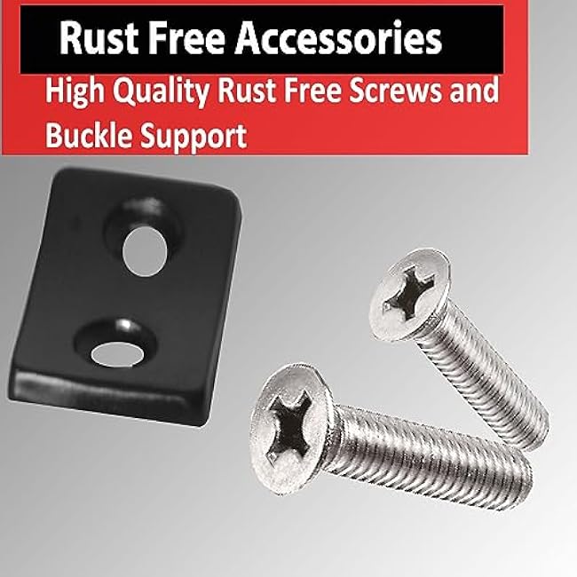 IBRO Heavy Duty Replacement Lever Buckle for 10MM Weight Lifting and Powerlifting Belt - Rust Free Fits All Brands