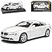 Cararama B-M-W 6er E63 645CI Coupe Weiss 2003-2010 1/24 Modell Auto