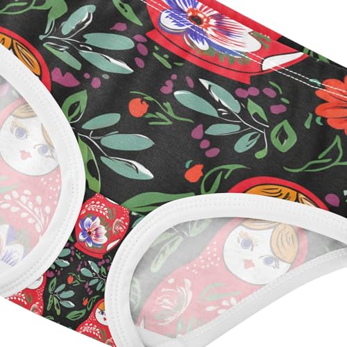 Russian Nesting Dolls Flowers Toddler Girls's Underwear 2T 202c13694