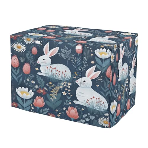 Housse de cage imperméable lapins mignons pour chien et chat en intérieur - 2