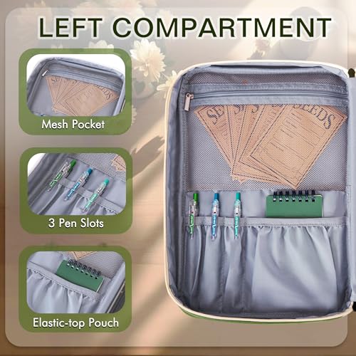 Seed Storage Organizer Binder with 20 Reusable Seed Envelopes - Image 3