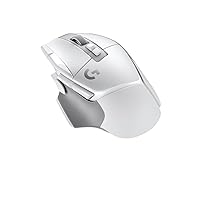 Logitech G G502 X LIGHTSPEED Mouse Gaming Wireless – Mouse Ottico con Switch Ottico-Meccanici Ibridi LIGHTFORCE, Sensore per Gaming HERO 25K, Compatibile con PC – macOS, Windows – Bianco