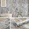 Livelynine Papier Adhésif Pour Meuble Cuisine De Marbre Gris De 60CM*5m