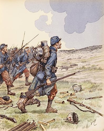 Affiche de la bataille de la Marne 1ere guerre mondiale toile murale salon 60x90cm