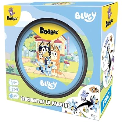 Asmodee Dobble Bluey, Juego de Cartas de Observación y Velocidad | Ya disponible en tu tienda friki favorita! En mundofriki.es! Asmodee Dobble Bluey, Juego de Cartas de Observación y Velocidad | Ya disponible en tu tienda friki favorita! En mundofriki.es!