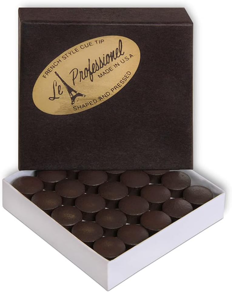 Tweeten Le Pro Billiard Pool Cue Tips - 1 Box - 50 Tips - Choose Your Size
