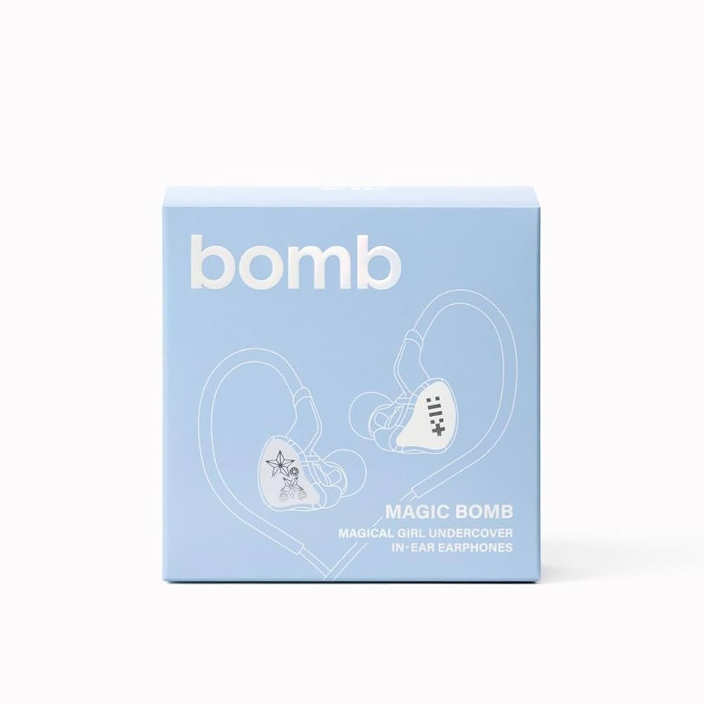 ILLIT bomb MERCH ver. イヤホン 開封済み ILLIT - 3rd Mini Album [bomb] (Merch ver.) Outbox + In-Ear