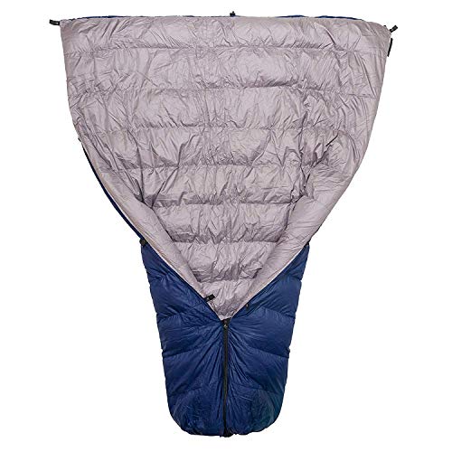 Thermodown 30 Degree Down Sleeping Quilt - Ultralight 3 Season Quilt - Perfect for Backcountry Camping, Backpacking and Hammocks (Regular)