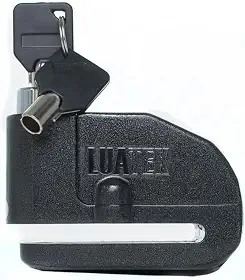 Cadeado Trava De Disco Com Alarme 110dB Para Moto E Bike – Trava Antifurto Reforçada À Prova D’água, Sensor De Movimento, Alta Segurança E Resistência Contra Cortes E Impactos
