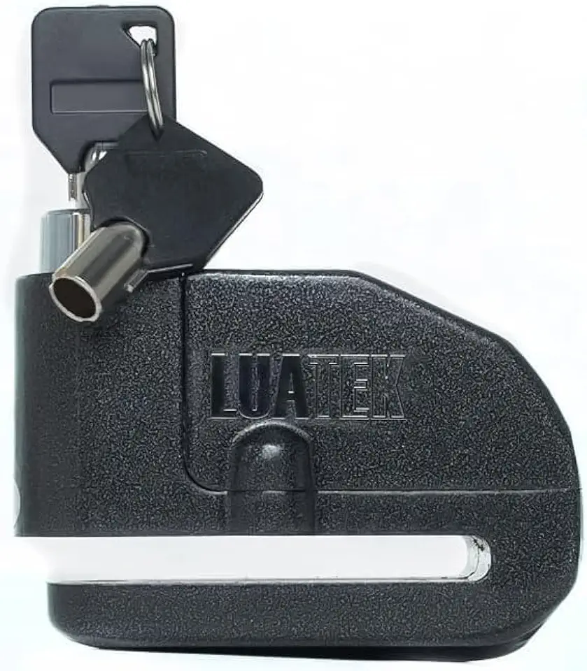 Cadeado Trava De Disco Com Alarme 110dB Para Moto E Bike – Trava Antifurto Reforçada À Prova D’água, Alta Segurança E Resistência Contra Cortes E Impactos, Sensor De Movimento