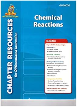 Paperback Glencoe Physical Science Fast File Chapter Resources Chemical Reactions Book