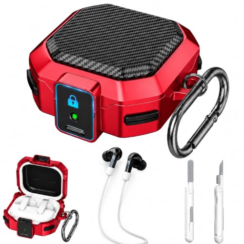 KASOTT Samsung Galaxy Buds4 Pro/Buds4�p�P�[�X�A���b�N�ϏՌ��J�o�[�B | �Z�L���A���b�N�A�J�[�{���t�@�C�o�[�ϏՌ��n�[�h�V�F���A���C�����X�[�d�A�N���[�j���O�u���V�A�����h�~�������[�h�B