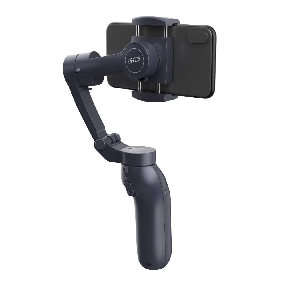 GoXtreme Gimbal GX2 - Pieghevole con tecnologia di stabilizzazione della fotocamera a 3 assi. Il GX2 Gimbal è uno strumento essenziale per riprese con smartphone fluide e professionali.