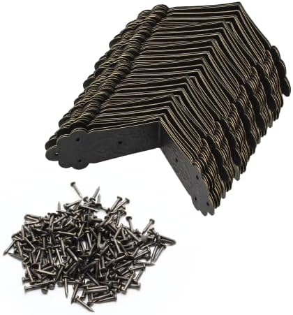 Aazon.co: T Tulead Box Edge Protector Corner Bracket Decorative Iron