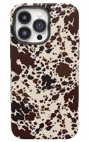 Casely iPhone 14 Pro Max Case | Cowgirl Envy | Cow Print | Bold Protective Design | Compatible with MagSafe