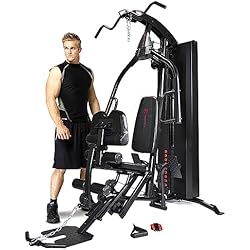 Maquina Dorsalera Gimnasio en casa Marcy Eclipse HG7000 con prensa de piernas