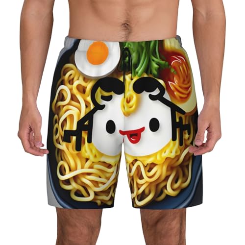 Short de bain homme motif ramen idéal pour vos journées piscine
