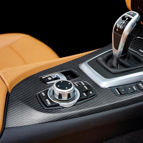 Image of Self Adhesive 4D Vinyl Carbon Fiber Textured Sheet Roll for Cars and Motorcycles, Interior /Exterior DIY Decoration | Black Carbon Fiber || (6.67ft x 1ft)