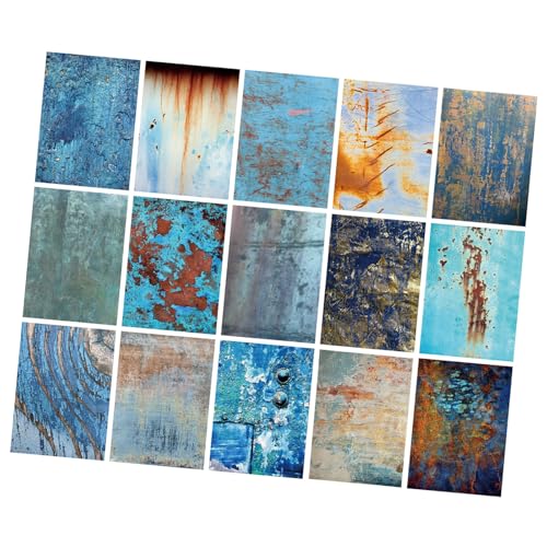 30ピーススクラップブッキング装飾用紙セットアートクラフトジャーナリングノートブックフォトアルバムジャーナル用のアンティークテクスチャペーパーシート