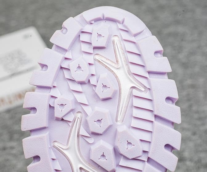 Kids/Girls Snow Boots Winter Warm Water-Proof Outdoor Slip đ„esistant Cold Weather Comfortable Toddler Girl Hiking Walking Boot 5