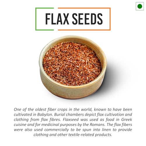 Image of Chef Urbano Flax Seeds 400 GMS | Alsi Seed | Raw and Natural | Immunity Booster | Rich in Protein and Fiber | Seeds for Eating | Diet Food