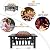 Grand Patio 32 inch Outdoor Fire Pit,Bonfire Wood Burning Fire Pit for Outside,Square Backyard Patio Firepit Table with Spark Screen Cover Safe Mesh Lid and Poker for Warmth,BBQ or Cooler