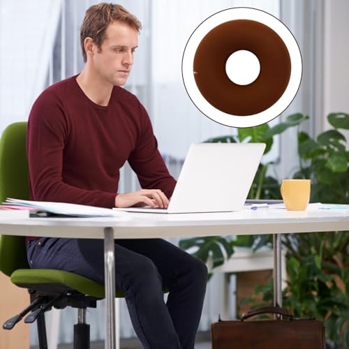 JcvPot Sitzring Nach Op, 3-teiliges Sitzkissen Set mit Luftpumpe und Aufbewahrungsbeutel, für Hämorrhoiden, Steißbeinschmerzen und postoperative Erholung, ideal für Büro, Reisen und Rollstühle