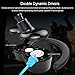 immagine 8Fesjoy V6 3.5mm Gaming Headset In Ear Dinamico Dual Driver Auricolare Musica stereo Cuffie Noise Isolating con microfono staccabile Compatible with telefono cellulare Laptop Desktop Computer Game