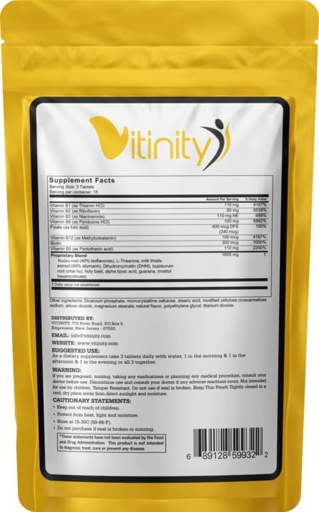 Anti Alcohol Drink Support Supplement - Craving Support,Liver Health,Reduce Alcohol Intake Formula - Kudzu,Milk Thistle Holy Basil,NAC Natural Detoxify,Gradual Reduction,Nutrient Replenisher - 15 Days - Image 2