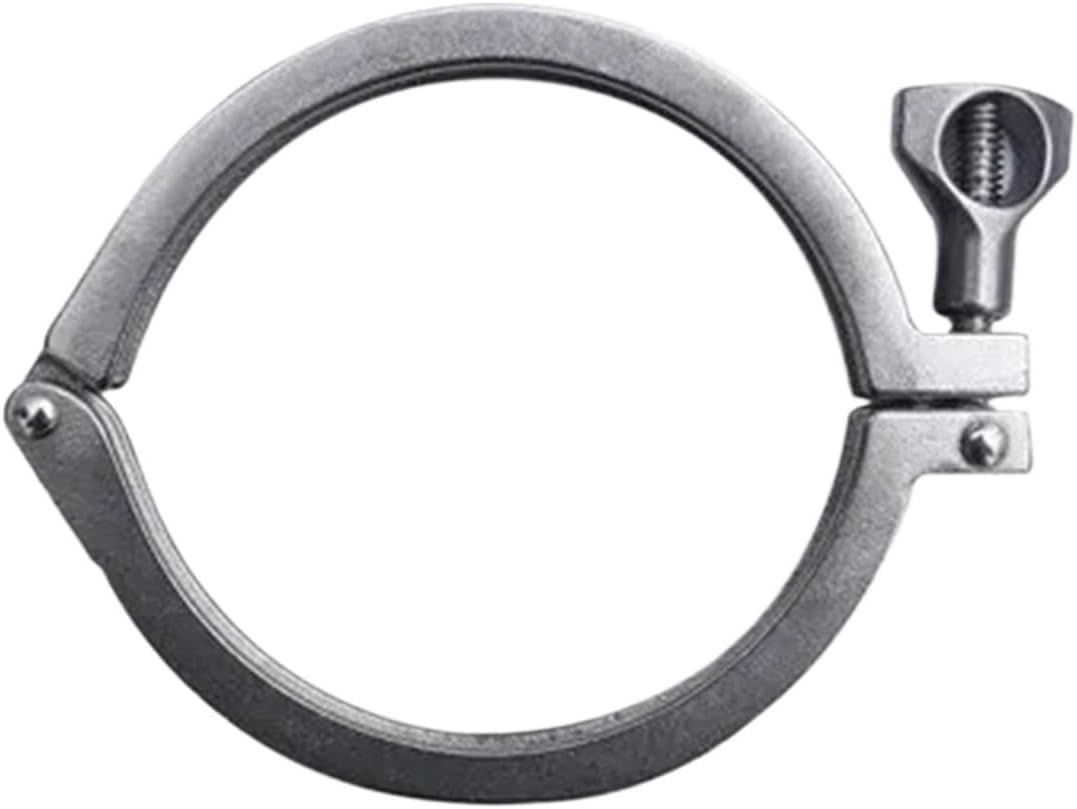 1.5" 2" 2.5" 3" Tri Clamp 50.5/64/77.5/91mm Ferrule OD SS304 Stainless Steel Tri Clover Sanitary Fitting for home Brewing(1 PCS,K25.4)