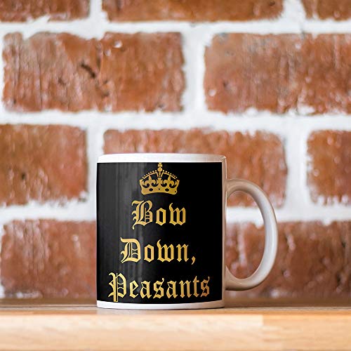 Twisted Envy Bow Down Peasants Ceramic Mug #TOP2