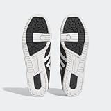 adidas Rivalry Low Shoes Black/White/Black – Leather and synthetic leather upper