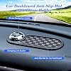 Universal Anti-Slip Car Dashboard Mat with 360° Rotating Phone Holder – Multi-Functional Organizer Pad for Phones, Sunglasses, Keys, and Daily Essentials (Brown Black) #3