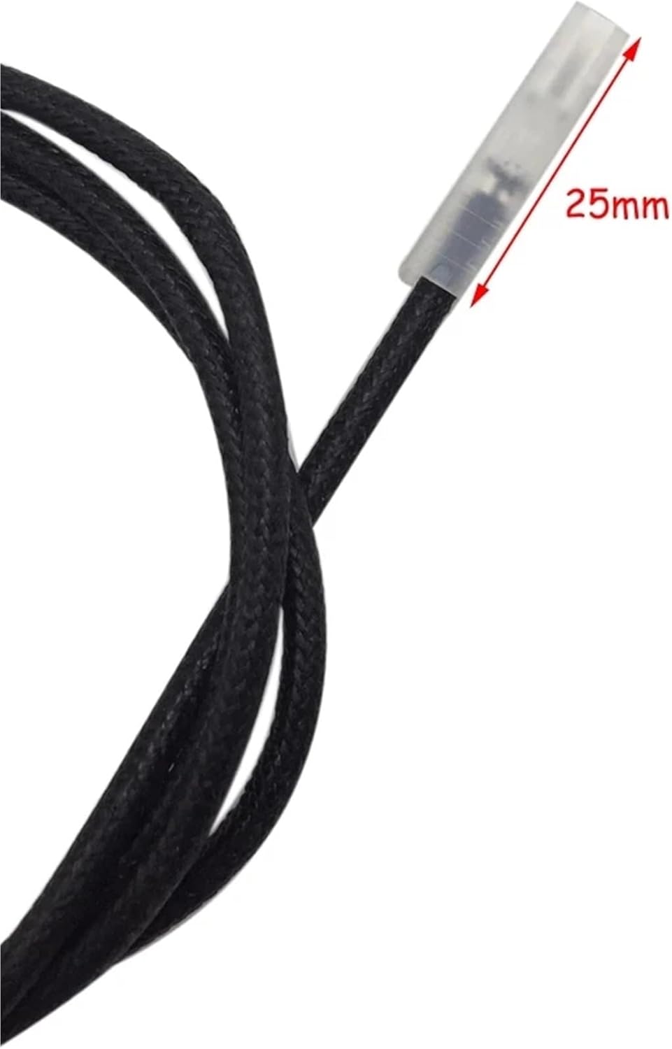 Gas Oven Heater Universal Threaded Ignition Needle 6.4mm Ceramic Electrode Spark with Wire 900mm with 2.8x0.5 Flat Terminal