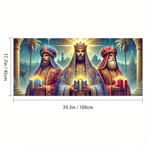 Película decorativa estática Three Kings 39.3x17.7 pulgadas miniatura 6