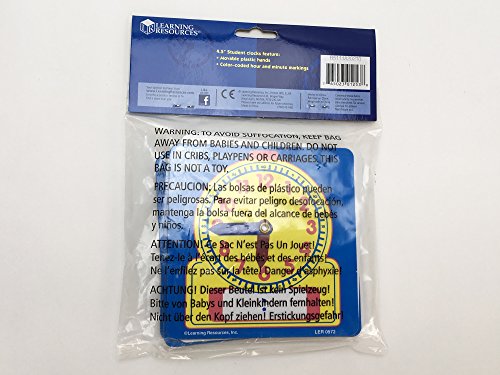 Image of Learning Resources Write and Wipe Student Clocks (Pack of 2)