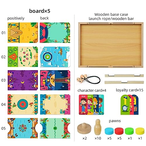 Juego de Mesa QZMTOY 10 en 1 para 3+ años miniatura 3
