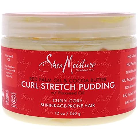 SHEA MOISTURE Red Palm Oil and Cocoa Butter Curl Stretch Pudding 12 oz Cover