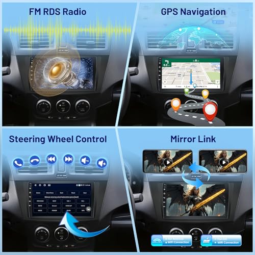 Radio para Mazda 5 CW 2010-2015 Volxcereo 9" Android miniatura 6
