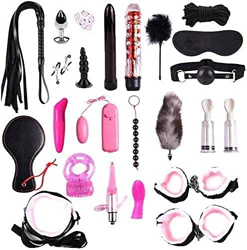 LFHCW 1Set Vibrador Collar Cadena Esclavo Tobillo Esposas ...