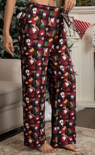 Image of X-Image Women Comfy Casual Pajama Pants with Pockets & Drawstring