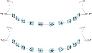 TrelaCo 1 Pack Fake Braces Artificial Tooth Decoration with Metal Wires Metal Bracket and