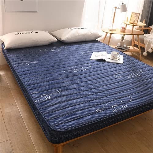 Qqcc Mattress Topper Super Breathable Latex Mattress High Grade Hotel Tatami Comfortable Bedroom Bed Pad Full Size Double Mattress (Color : No-2, Size : Thickness 6Cm) #TOP29