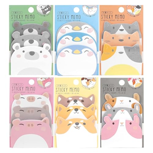 270 Pieza Lindo Juego de Notas Adhesivas, Material Escolar Kawaii, Artículos de Papelería Novedosos para la Escuela, la Oficina