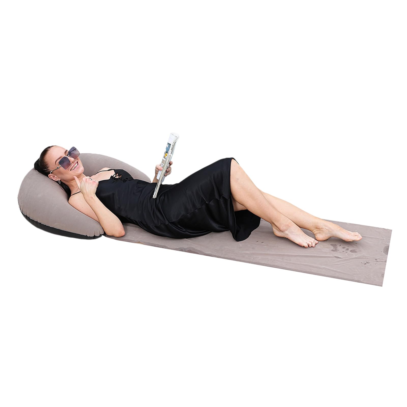 Matelas de voyage pour le camping compact qui remplace les transats lourds