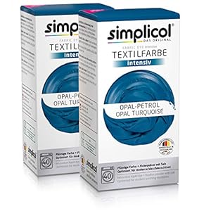 Simplicol Intensive Textilfarbe Express Maschine, 2 Stück