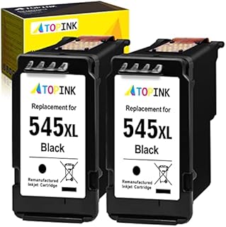 545 Black Ink Cartridge, ATOPINK PG-545 545XL PG-545XL Replacement for Canon 545 Ink Cartridges, for Pixma TS3150 TS3350 TS3355 TS3100 TS205, TR4550 TR4551, iP2850, MX495, MG2950 MG3050 MG2500 MG2550s