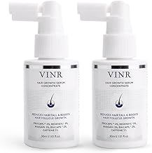 VINR Hair Growth Serum for Scalp Concentrate 5-Actives Redensyl, Anagain, Baicapil, Procapil & Caffeine with Grape Seed Extract|Advanced Hair Fall Control & Boosts New Growth| Hair Regrowth Serum for Scalp| For Men & Women |30 ml (Pack of 2)