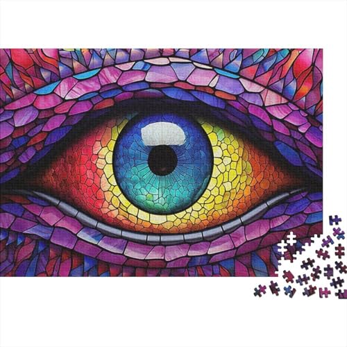Puzzle de 1000 piezas Ojos Mosaico: reduce el estrés en la oficina