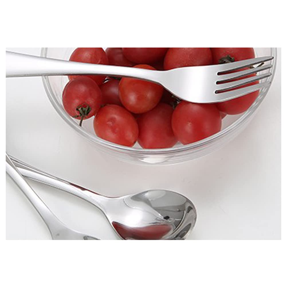 Set Posate Bambini Acciaio Inox - 3 Cucchiai E 3 Forchette Con Disegno Orso